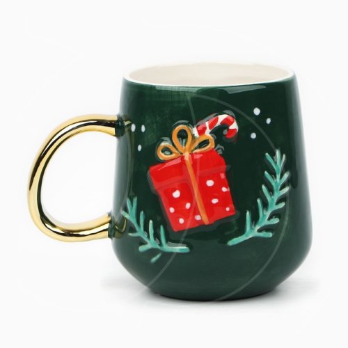 Кружка керамическая Ручная работа "Подарок" 600 мл 9612127