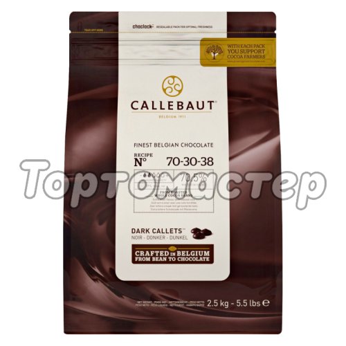 Шоколад горький CALLEBAUT 70,5% 500 г 70-30-38NV-595,  70-30-38RT-U71