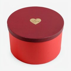 Коробка для сладостей круглая "Love" 25х15 см 4796439