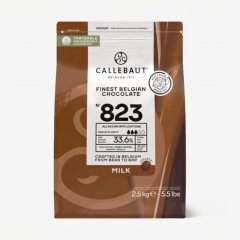 Шоколад молочный CALLEBAUT 33,6% 2,5 кг 823-RT-U71 
