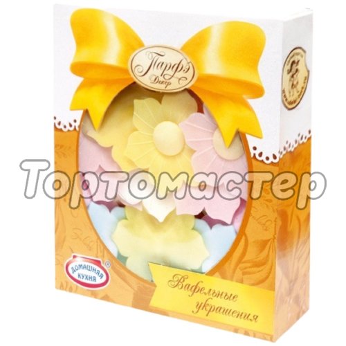 Вафельные украшения Цветы ПАРФЭ 10 г hk3229