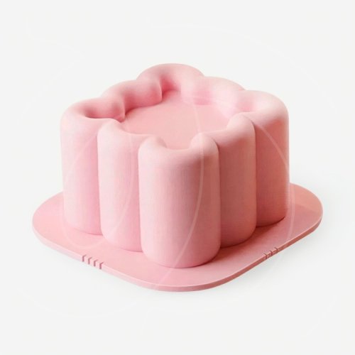 Форма силиконовая "Пирожное квадратик" 6х3,5 см 6 шт 