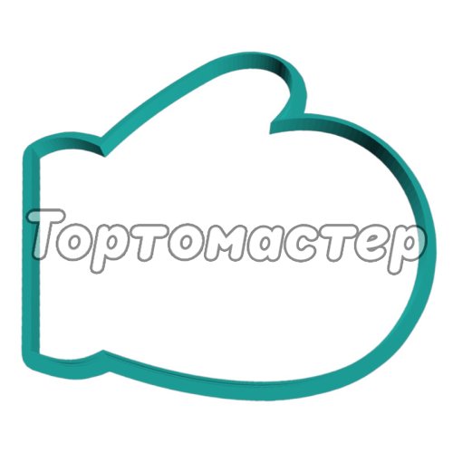 Вырубка пластиковая "Варежка" LC-00007103