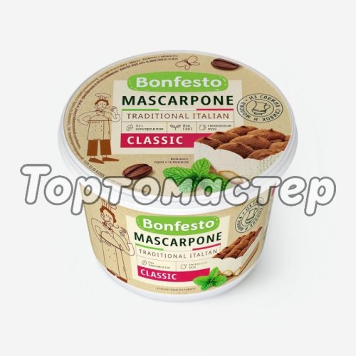 Сыр маскарпоне Bonfesto 78% 500 г без скидки