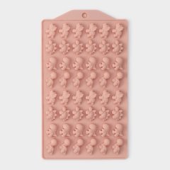 Форма силиконовая "Динозаврики" 4324223