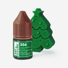 Краситель пищевой гелевый жирорастворимый Art Color "Choco Рождественский зелёный 356" 12 мл ACH-5617-12