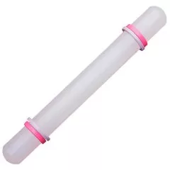 Скалка пластиковая с ограничителями 22 см 830315, И-49, 21-22 см