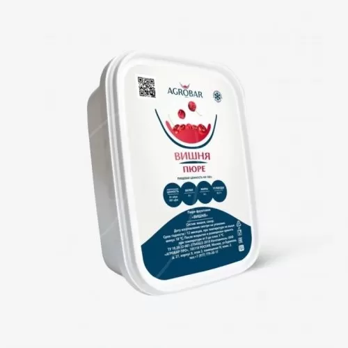 Пюре замороженное AGROBAR Вишня 250 г 