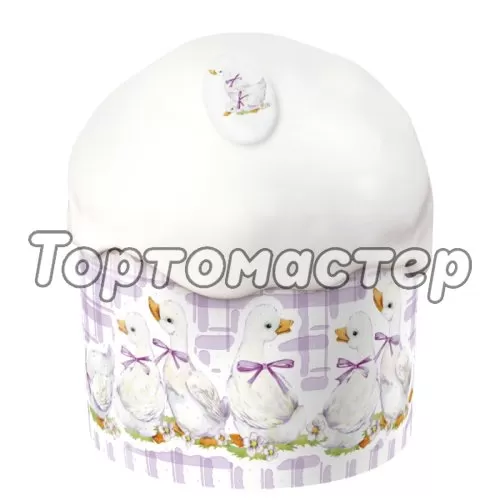 Форма для кулича "Утята" D90 H90 мм 1 шт 9090cI95UT