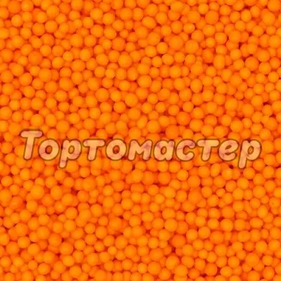 Посыпка кондитерская шарики "Оранжевые" 2 мм 1 кг tp19923
