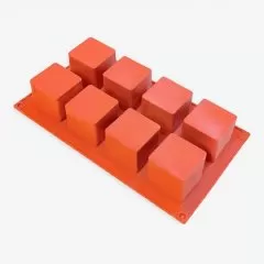 Форма силиконовая "Кубики" 5 см 8 шт СФ-44